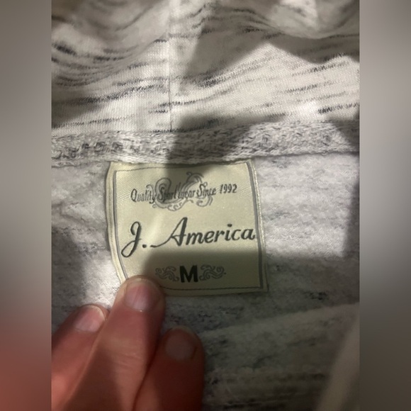 J. America - Jesus. plus. Life cowl turtleneck sweater Sz Medium - Picture 5 of 5